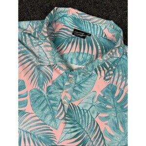Sunday Swagger Polo Shirt Men’s 3XL AOP Floral Golf Performance Hawaiian  .